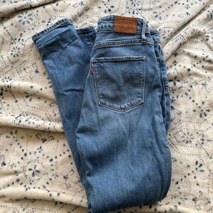 Levi's Straight Leg Blue Jeans